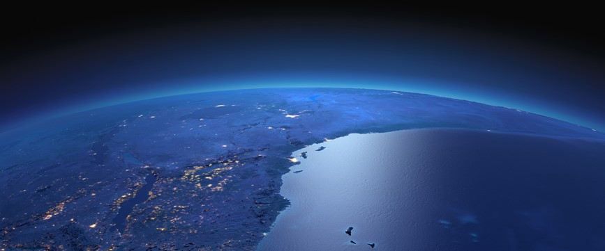 A View of Africa and Madagascar from Space